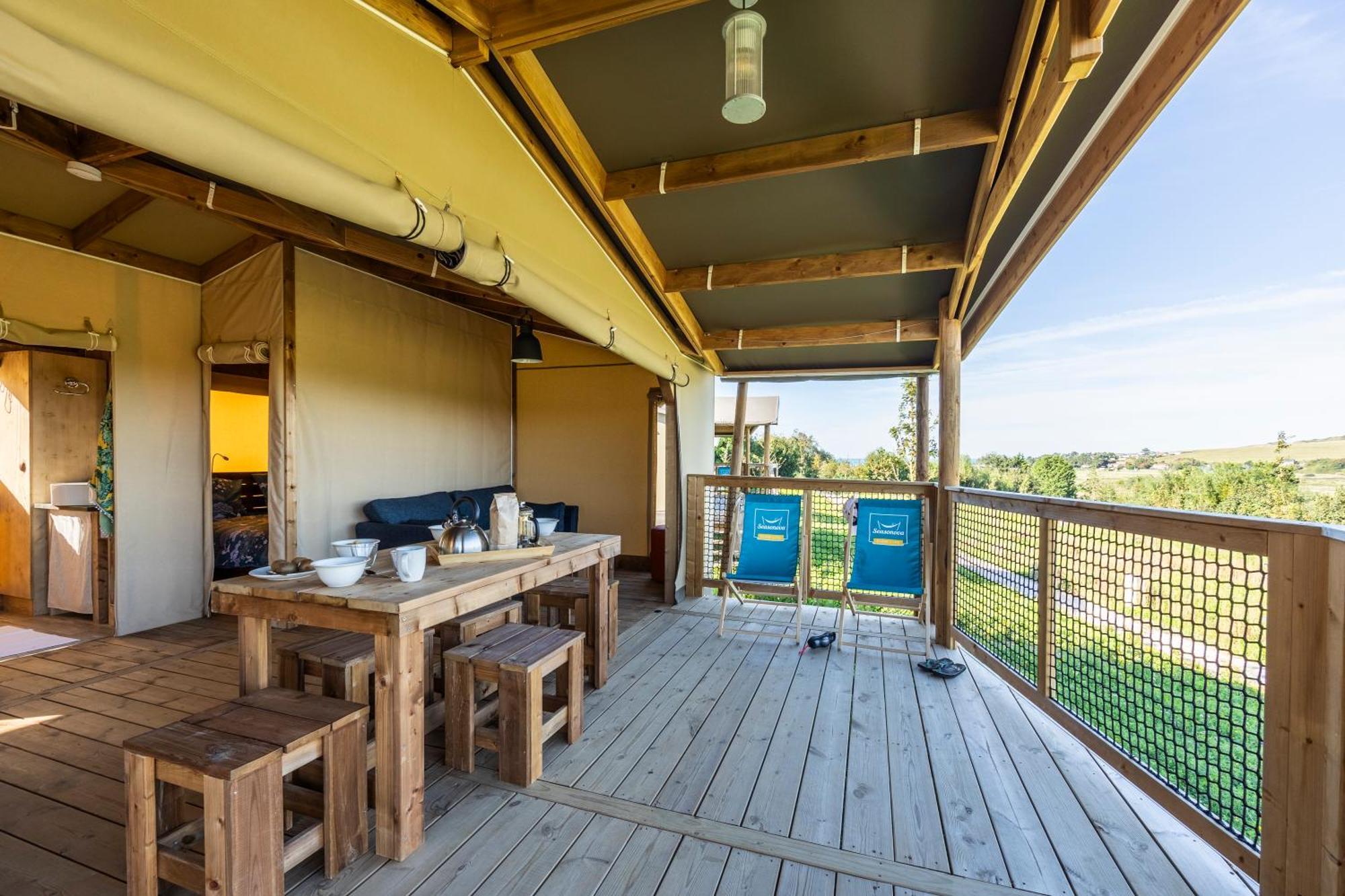 Camping Domaine Saane Et Mer Quiberville Номер фото