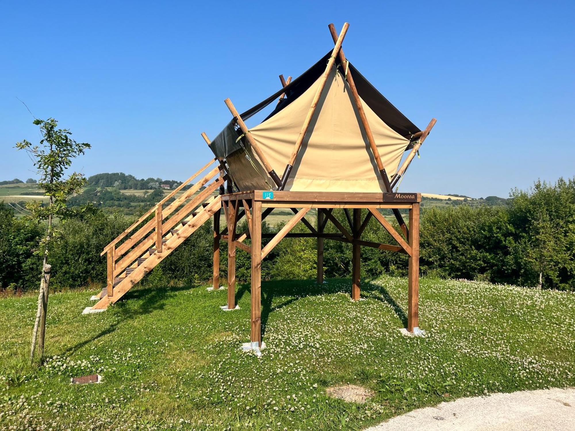 Camping Domaine Saane Et Mer Quiberville Екстер'єр фото